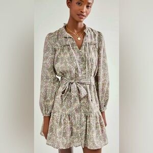 Anthropologie Calanthe Mini Shirtdress Size L